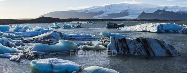 Belle vue sur Jokulsarlon, Islande, Europe — Photo de stock