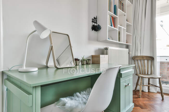 Bright interior design of a luxury house — Stock Photo