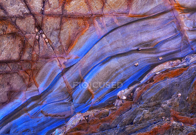 Abstraction on the wall of a cliff — Stock Photo