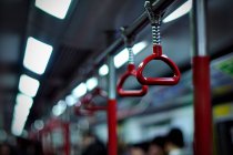 Всередині Hong Kong метро — стокове фото