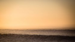 Seascape at sunset in Malibu — Stock Photo