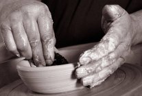 Artesanía de Potter las invenciones más antiguas - foto de stock