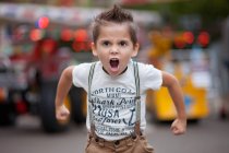 Little boy roaring — Stock Photo