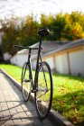 Pendolari bici, vista posteriore — Foto stock