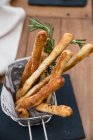 Хлебные палочки Гриссини — стоковое фото