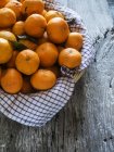 Mandarini maturi biologici — Foto stock