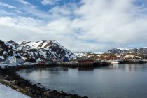 Noruega, Condado de Finnmark, Kamoyver - foto de stock