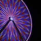 Ferris wheel in motion — Stock Photo