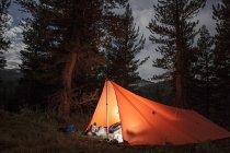 Acampar no Parque Nacional de Yosemite — Fotografia de Stock