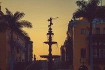 Municipal Palace and fountain — Stock Photo