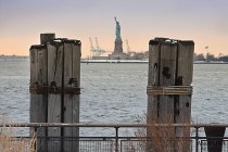 Нью-Йорк, Статуя Свободы — стоковое фото