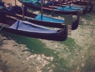 Италия, Венеция, гондолы — стоковое фото