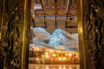 Будда спящего мрамора — стоковое фото