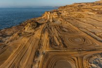 Вид с воздуха на песчаник — стоковое фото