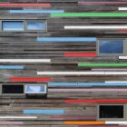 Modèle de bâtiment abstrait extérieur — Photo de stock
