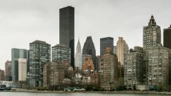 Blick auf die Skyline von Manhattan — Stockfoto
