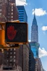 Нью-Йорк Skyline з Крайслер Білдінг — стокове фото