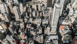 Vista aérea de Manhattan - foto de stock