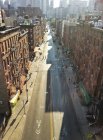 Aerial view of Street scene in New York — Stock Photo