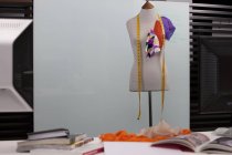 Dressmakers mannequin in studio — Stock Photo