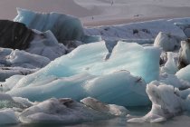 Icebergs in Joekulsarlon Lagoon, — Stock Photo