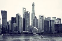 Pudong skyline, Shanghai, — Stock Photo