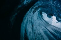 Dark Blue Barrel wave — Stock Photo