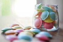 Pastel colored sweets — Stock Photo