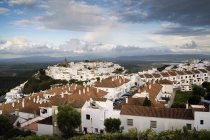 Townscape with white buildings — Stock Photo