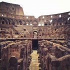 Rovine del Colosseo Romano, Roma, Italia — Foto stock