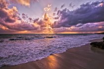 Scenic view of Brighton Beach at sunset, Perth, Australia — Stock Photo