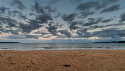 Vista panorámica de Eden Beach, Nueva Gales del Sur, Australia - foto de stock