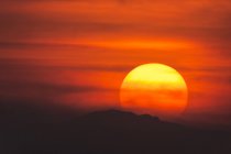 Величний захід сонця над Скелястих гір Колорадо, Америка, США — стокове фото