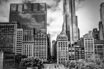 Usa, illinois, Chicago, loop, millennium park, mccormick place busway, edge of millennium — Stockfoto