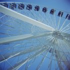 Low angle view of Ferris Wheel at Montreal, Quebec, Canada — Stock Photo