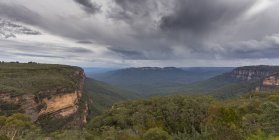 Malerischer Blick auf blaue Berge, neue Südwales, Australien — Stockfoto