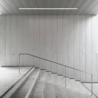 Empty stairs at Oakland Museum of California, USA, California, Oakland — Stock Photo