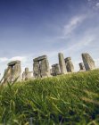 Vista panorámica de Stonehenge majestuoso, Wiltshire, Inglaterra, Reino Unido - foto de stock