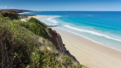 Живописный вид на пляж Англеси, Виктория, Австралия — стоковое фото