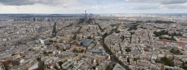 Vista aérea de la ciudad de París, Francia - foto de stock