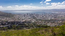 Вид с воздуха на Кейптаун, Западный Кейп, ЮАР — стоковое фото