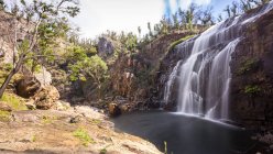 Hermosa cascada fascinante MacKenzie, Victoria, Australia - foto de stock