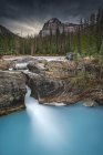 Vista panorâmica da Ponte Natural, Parque Nacional Yoho, Colúmbia Britânica, Canadá — Fotografia de Stock