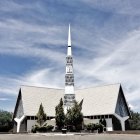 Мальовничий вид на церкву, Willowmore, Сполучені Штати Америки — стокове фото
