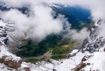 Scenic view of Obwalden from Mount Titlis, Switzerland — Stock Photo