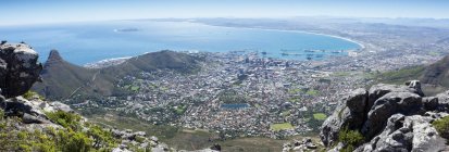 Scenic view of Cape Town Panorama, Western Cape, South Africa — Stock Photo