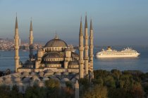 Vista panoramica della maestosa Moschea Blu, Istanbul, Turchia — Foto stock
