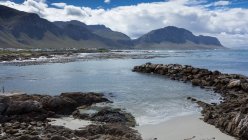 Scenic view of coastline at bettys bay, Western Cape, South Africa — Stock Photo
