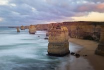 Scenic view of rock formations near Great Ocean Road, Victoria, Australia — Stock Photo