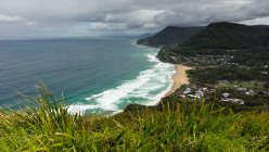 Scenic view of Bald Hill Lookout, Stanwell Tops, New South Wales, Australia — Stock Photo